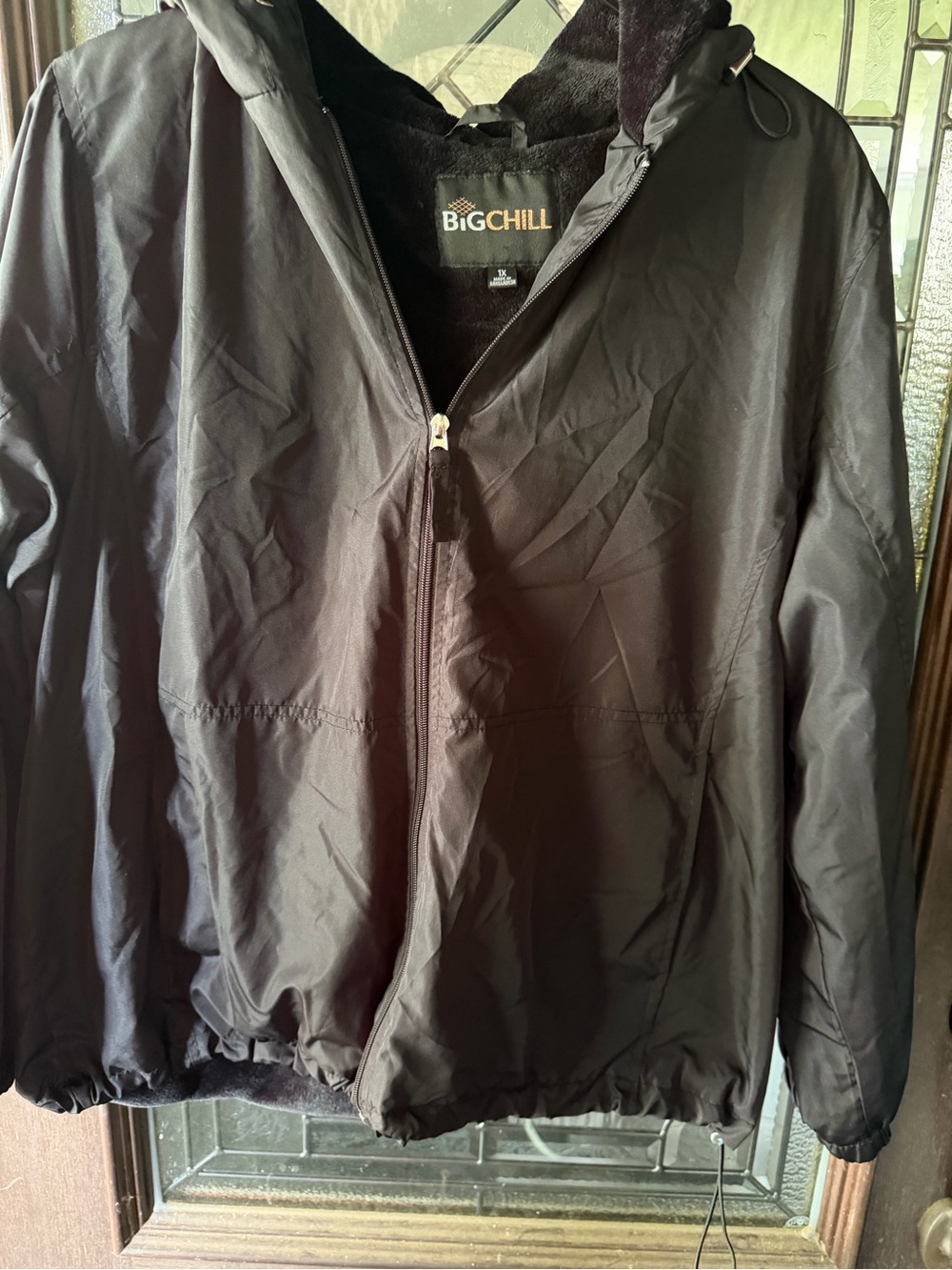 Big Chill Black Hooded Ski Jacket